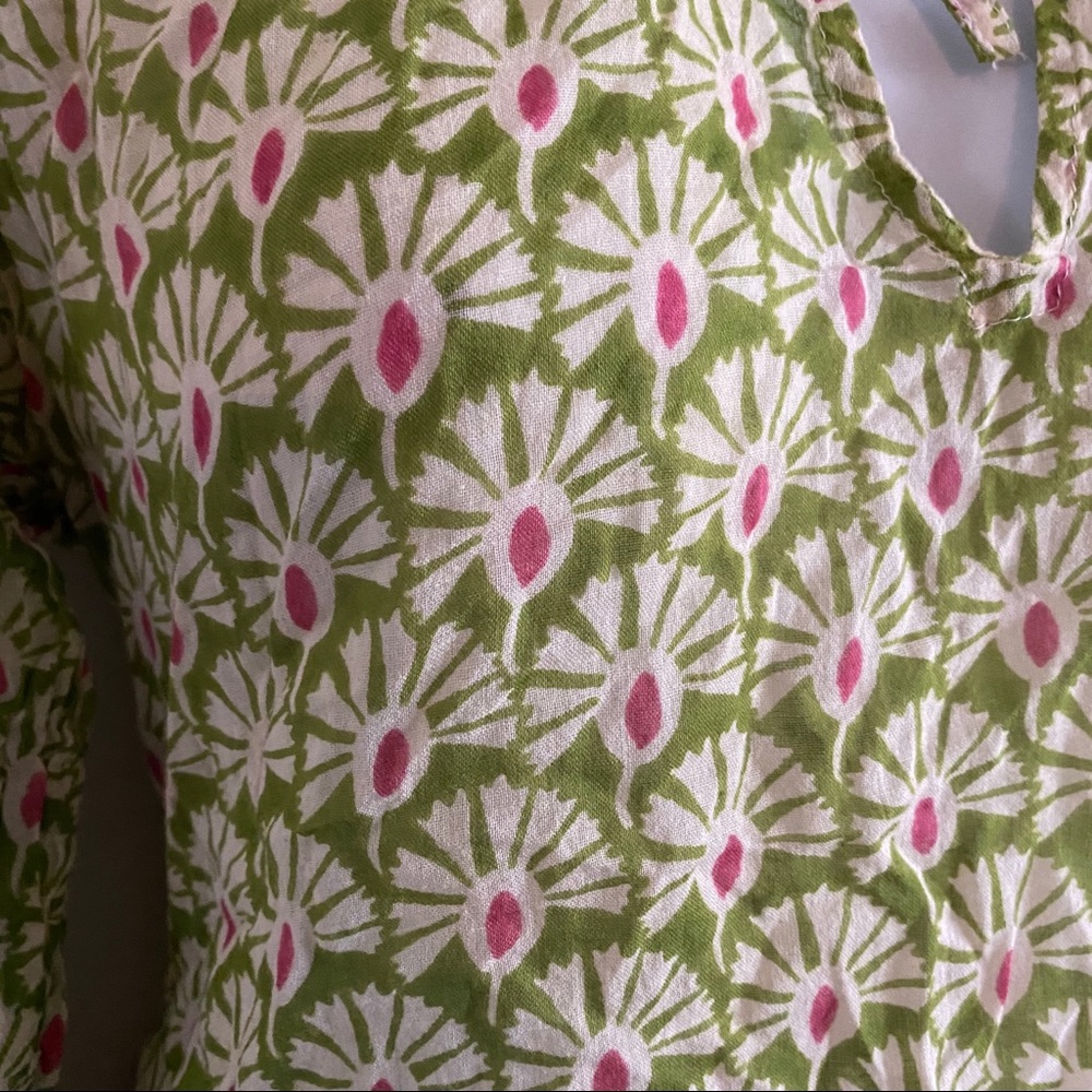 Rock Flower Paper green tunic top - Picture 4 of 5